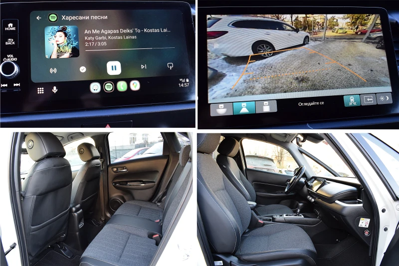 Honda Jazz 1.5ШВЕЙЦАРИЯ-109к.с/ДИСТРОНИК/НАВИ/LANE ASSIST, снимка 17 - Автомобили и джипове - 53049199