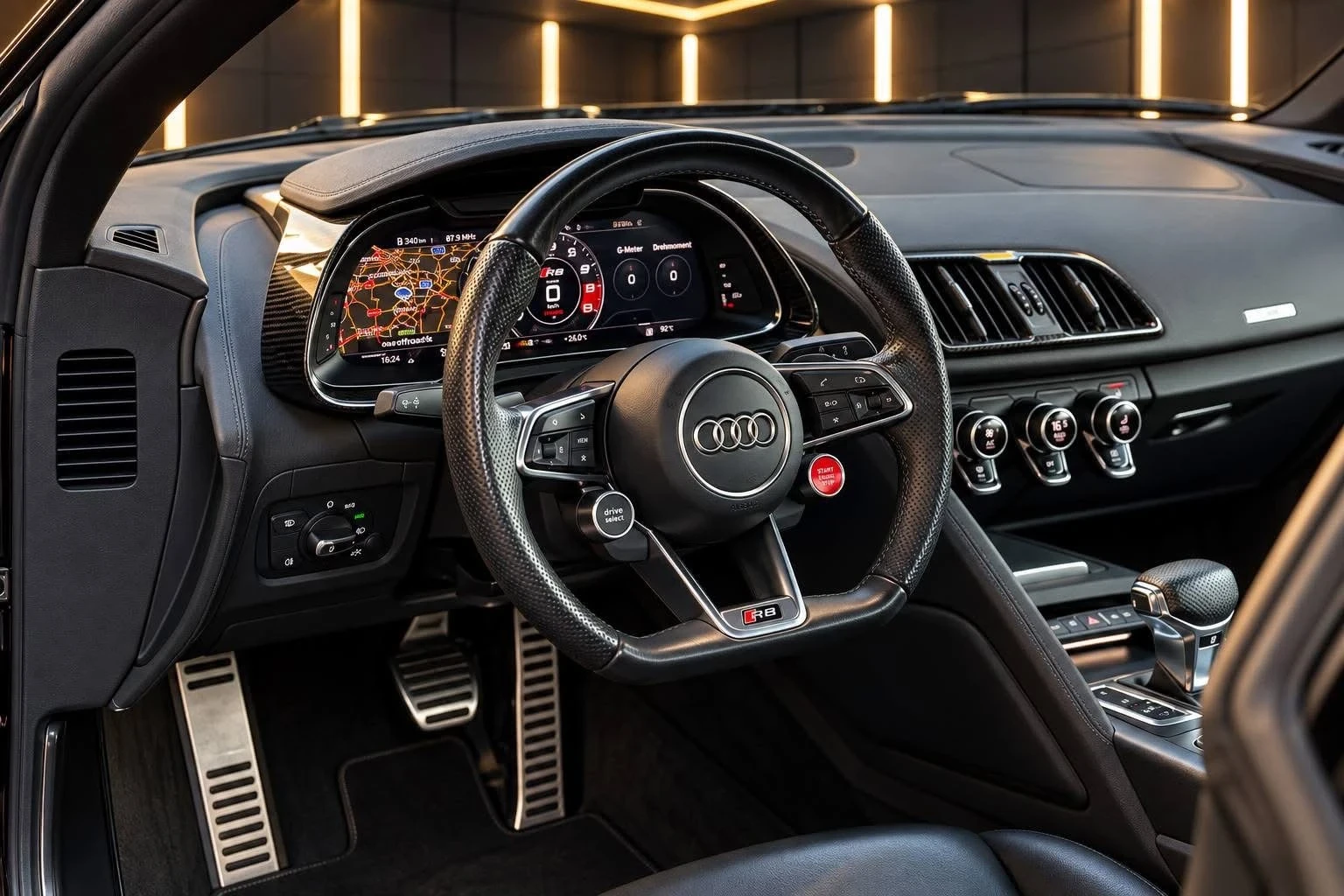 Audi R8 V10 RWD CARBON PACK CERAMIC B&O ������ 100% | Mobile.bg � ����������� 12