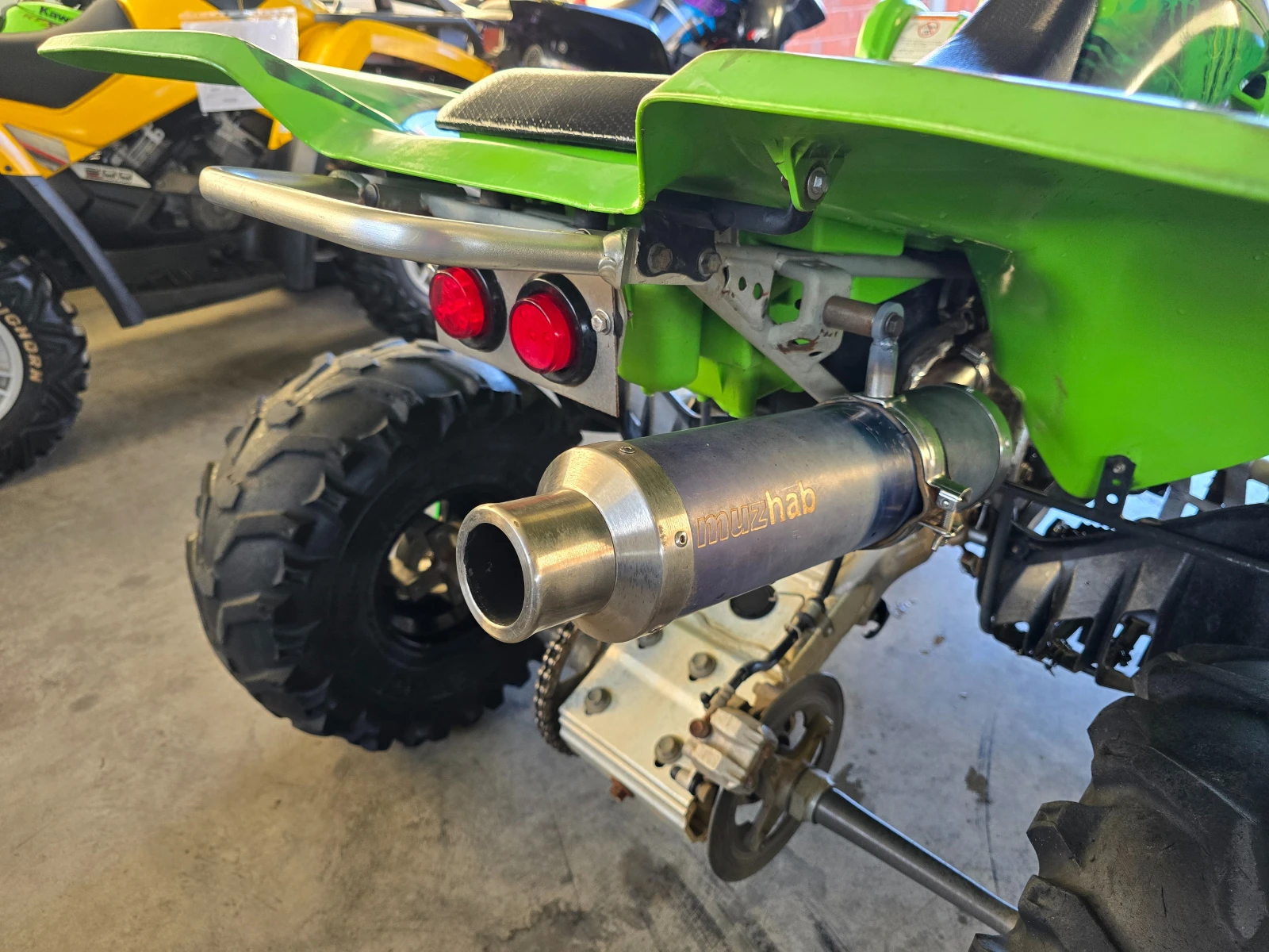 Kawasaki Kfx 400сс, 2007г., снимка 10 - Мотоциклети и мототехника - 53877917