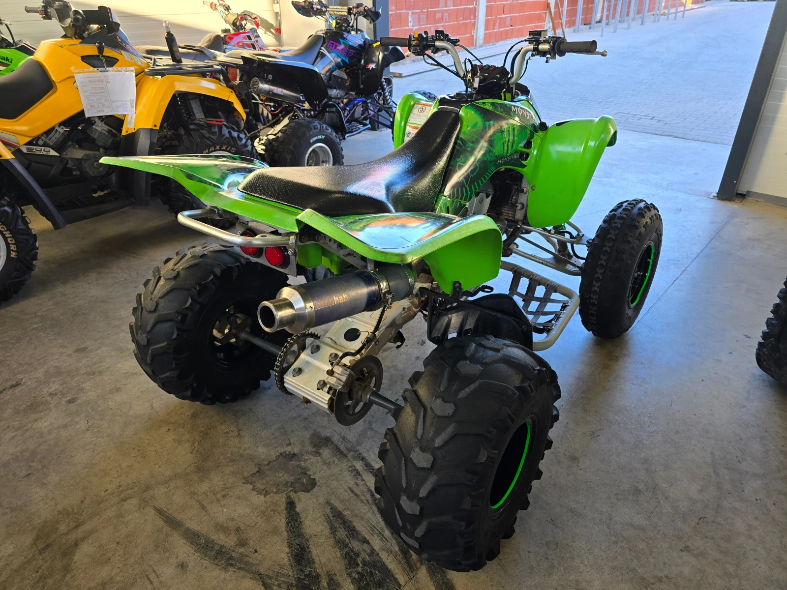 Kawasaki Kfx 400сс, 2007г., снимка 4 - Мотоциклети и мототехника - 53877917