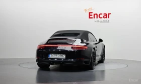 Porsche 911 CARRERA 4* GTS* CARBON* PDK* ОБДУХВАНЕ* КАБРИО, снимка 3