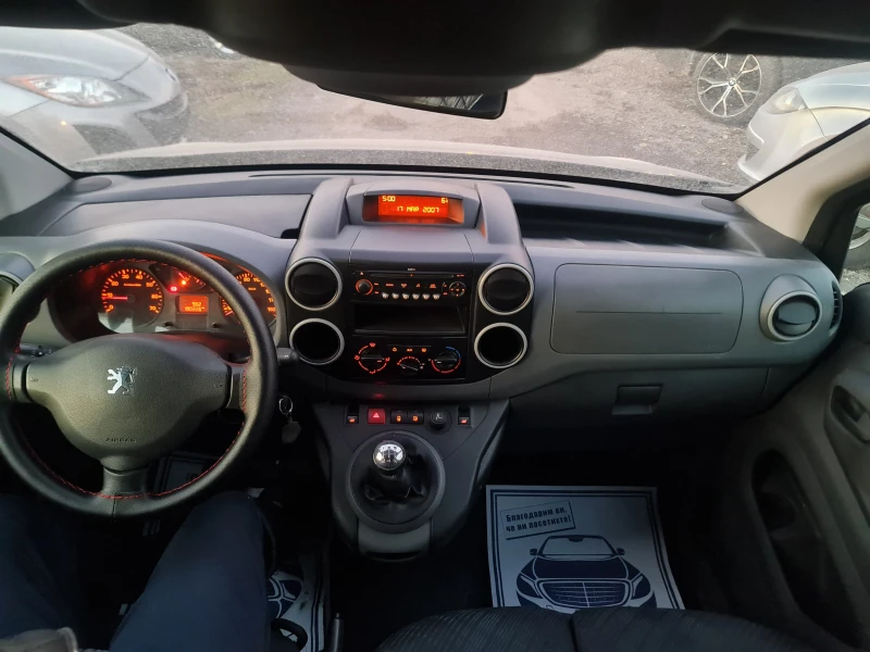 Peugeot Partner ТОП СЪСТОЯНИЕ/1.6hdi/90hp, снимка 13 - Автомобили и джипове - 49364009