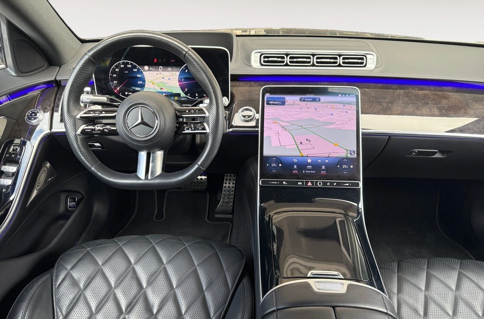 Mercedes-Benz S 400 d Long 4Matic = AMG Line= Гаранция - изображение 8