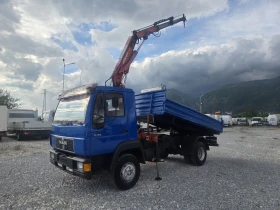 Man L 10.153, Самосвал + Кран, снимка 1