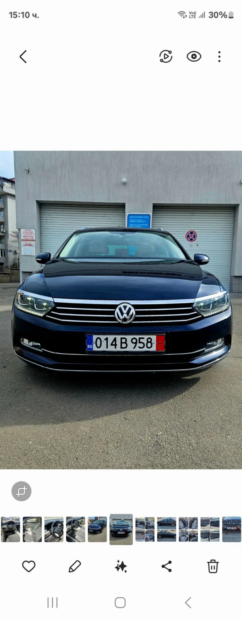 VW Passat 2.0TDI/150 КС/HIGH-LINE/DIGITAL/FULL/, снимка 1 - Автомобили и джипове - 49553716