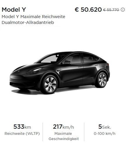 Tesla Model Y NEW 0 км, снимка 1 - Автомобили и джипове - 39018713