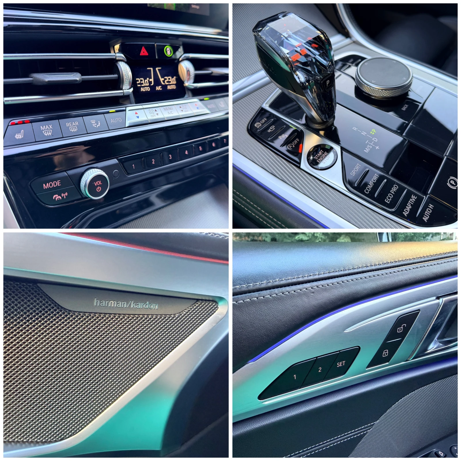 BMW 840 D xDrive M-PACKET PODGREV 360VIEW DISTRONIK LASER, снимка 16 - Автомобили и джипове - 54141485