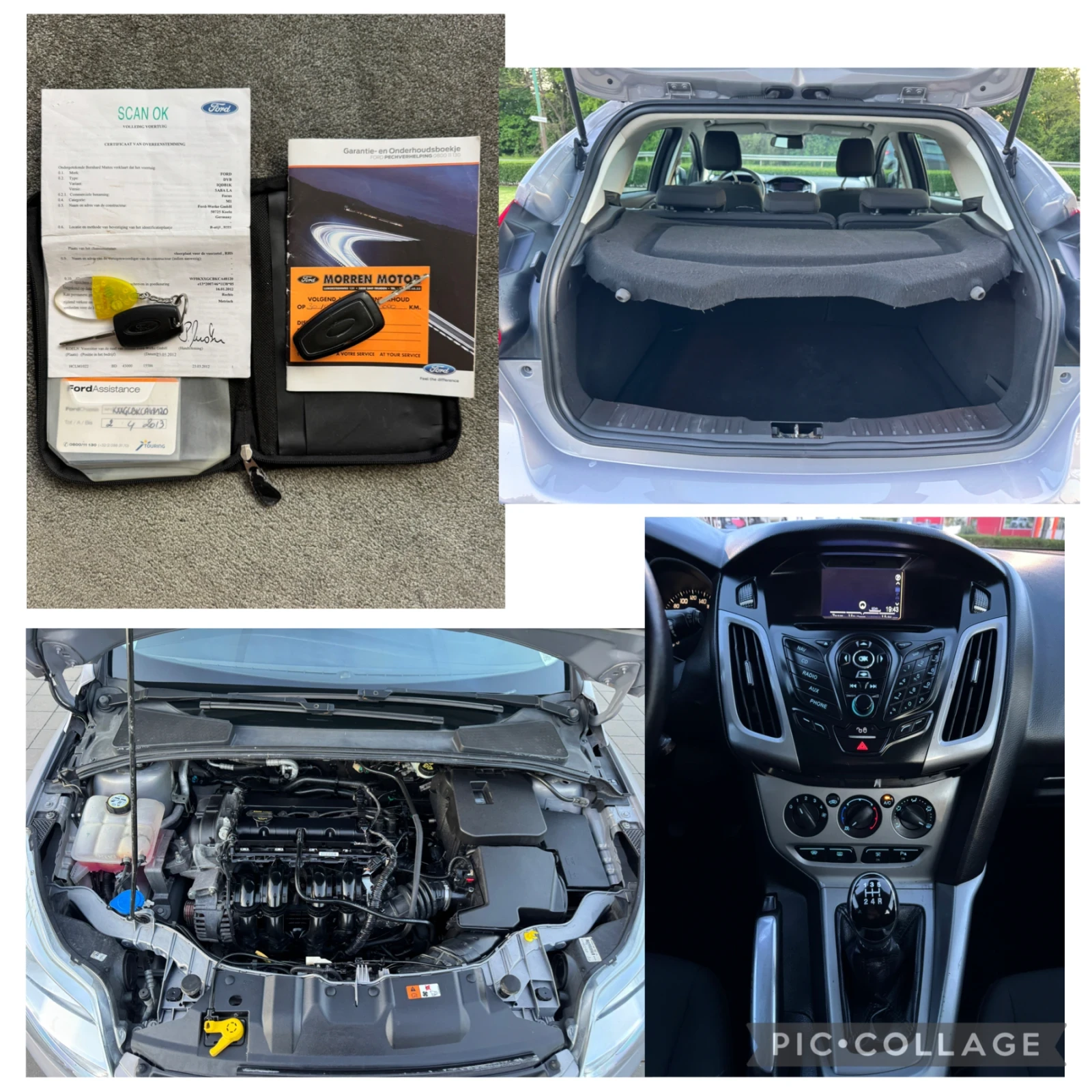 Ford Focus 1.6i Titanium Navi AktivParkAssist ParkPilot Klima, снимка 17 - Автомобили и джипове - 54572818