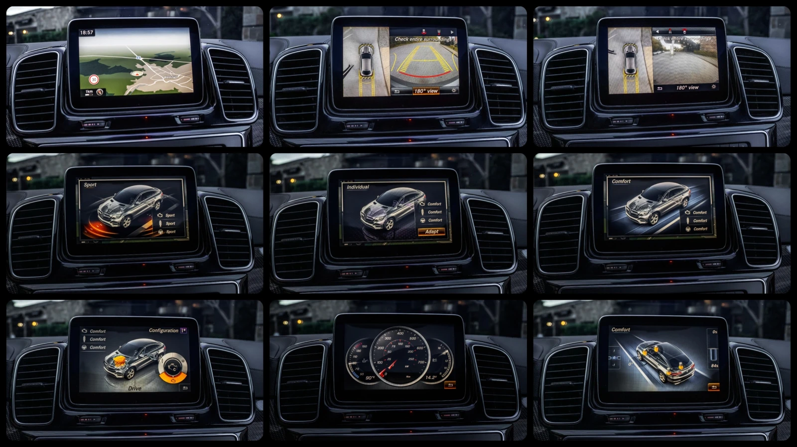 Mercedes-Benz GLE 350 d* 4MATIC* AMG PERFORMANCE* 3XTV* PANO* CARBON* , снимка 16 - Автомобили и джипове - 54347802