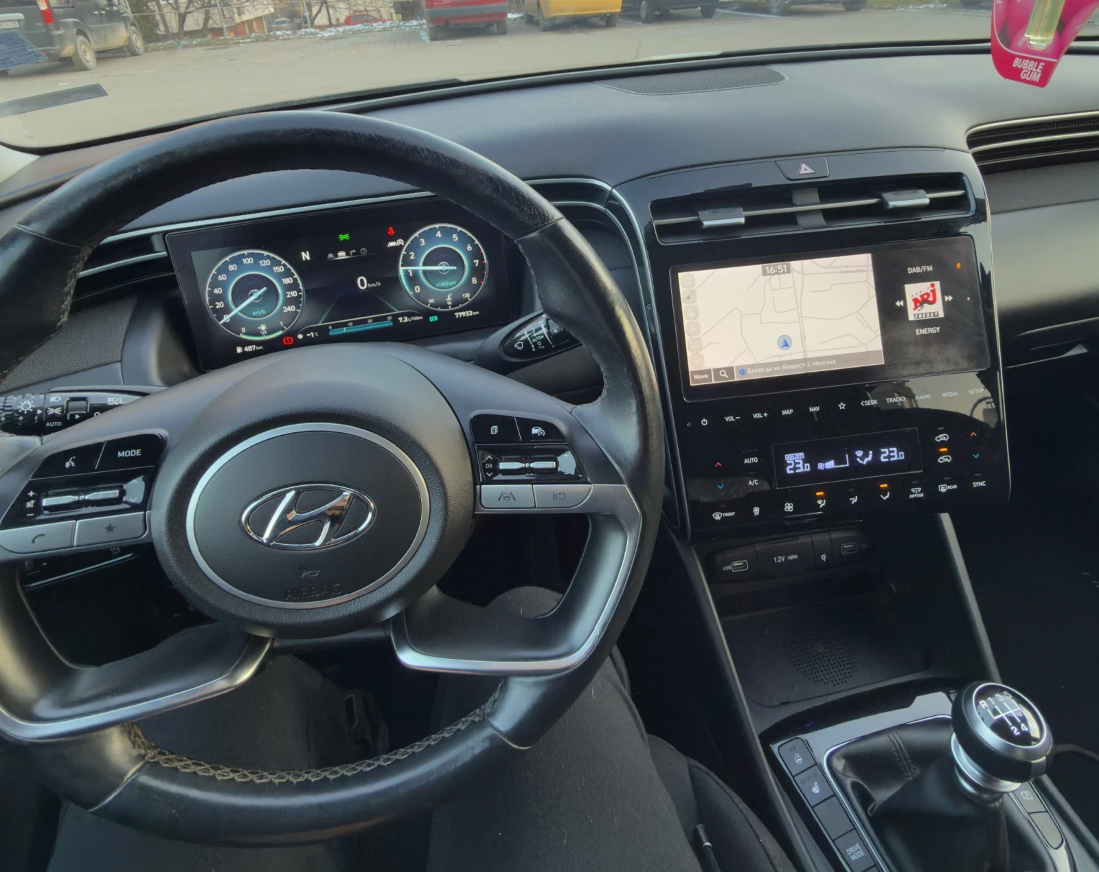 Hyundai Tucson 1.6 Mild hybrid , снимка 7 - Автомобили и джипове - 54768678