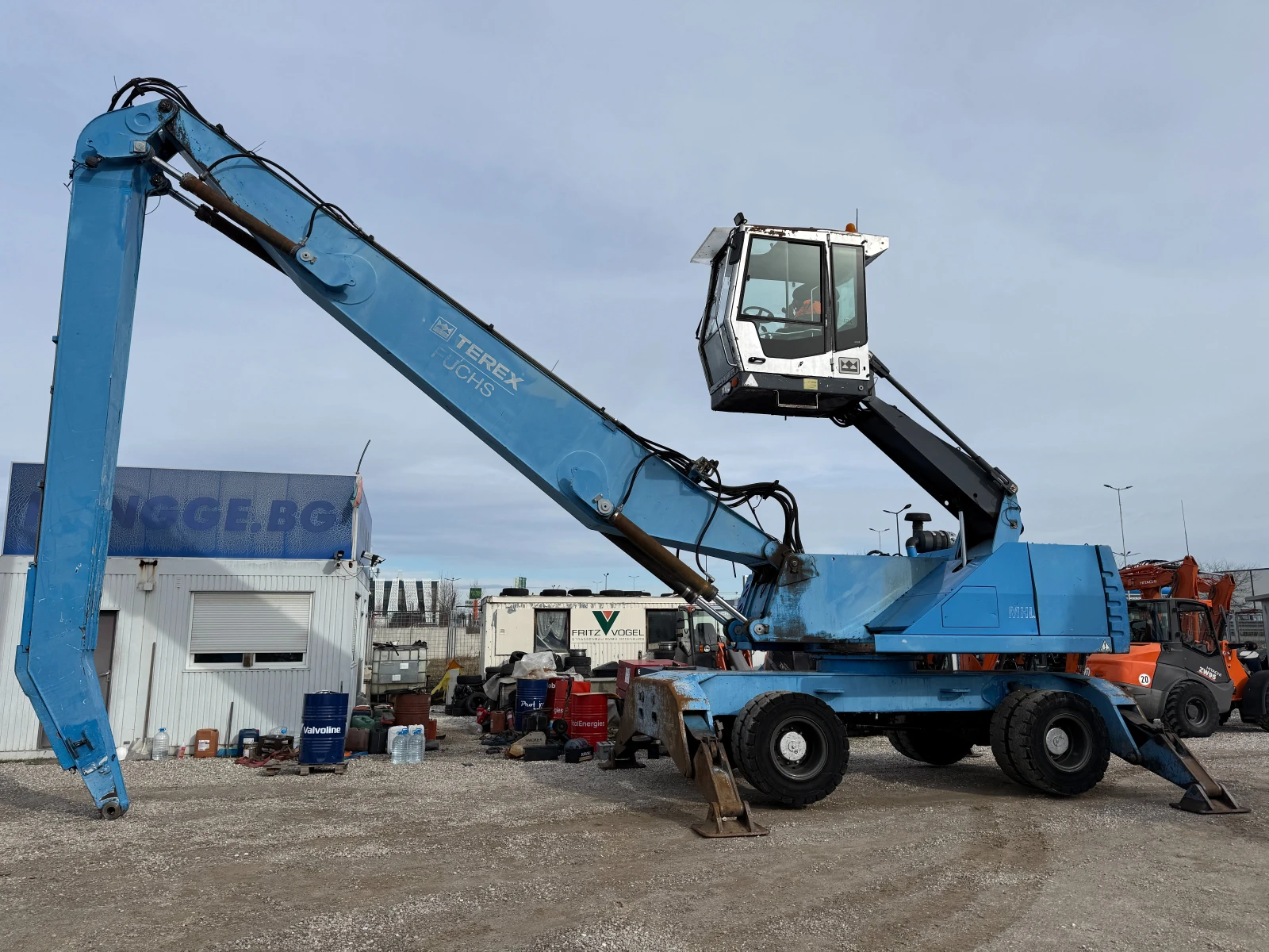 Багер Fuchs MHL 350 МАГНИТЕН ГЕНЕРАТОР, снимка 14 - Индустриална техника - 54516920
