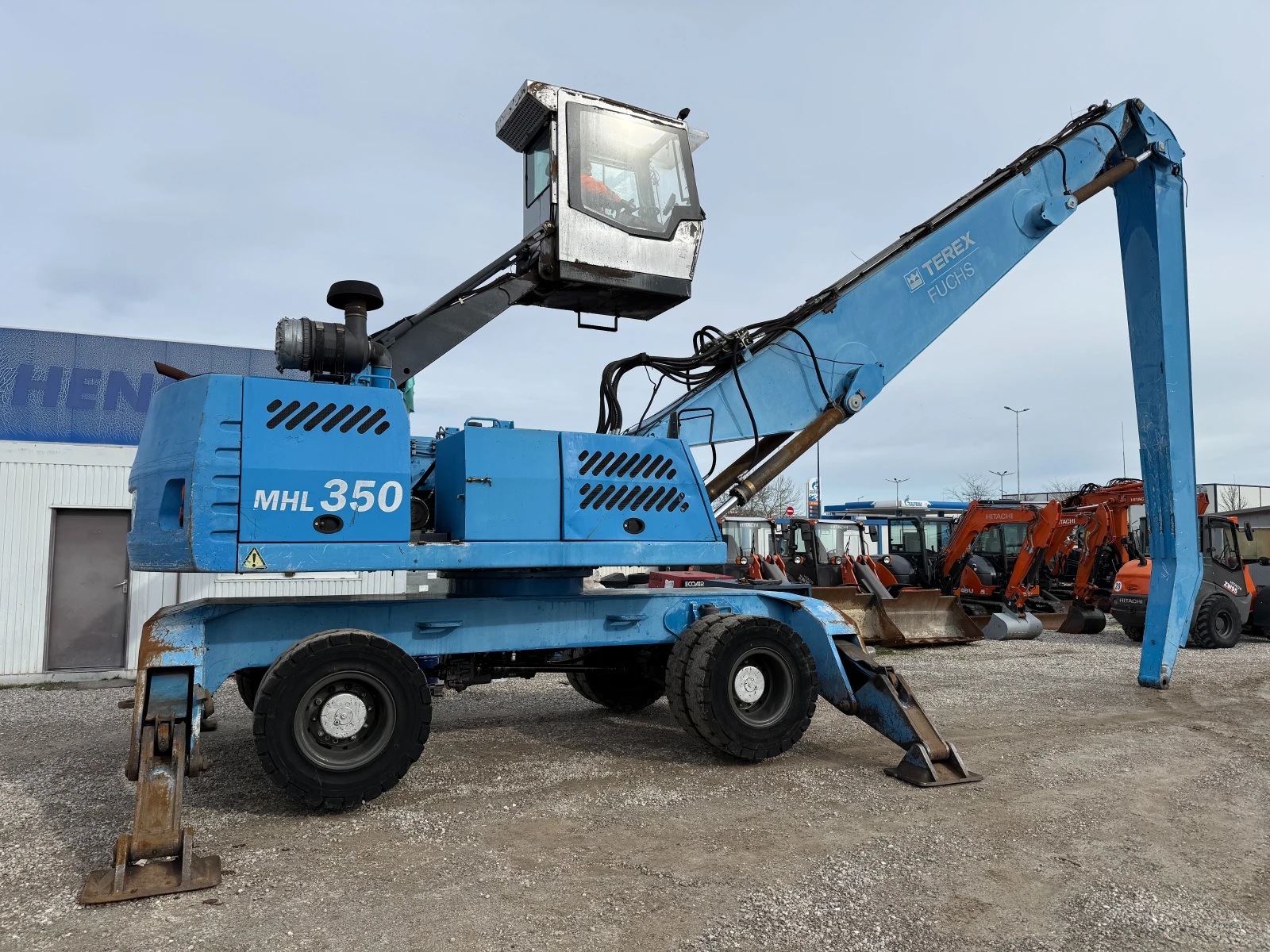 Багер Fuchs MHL 350 МАГНИТЕН ГЕНЕРАТОР, снимка 4 - Индустриална техника - 54516920