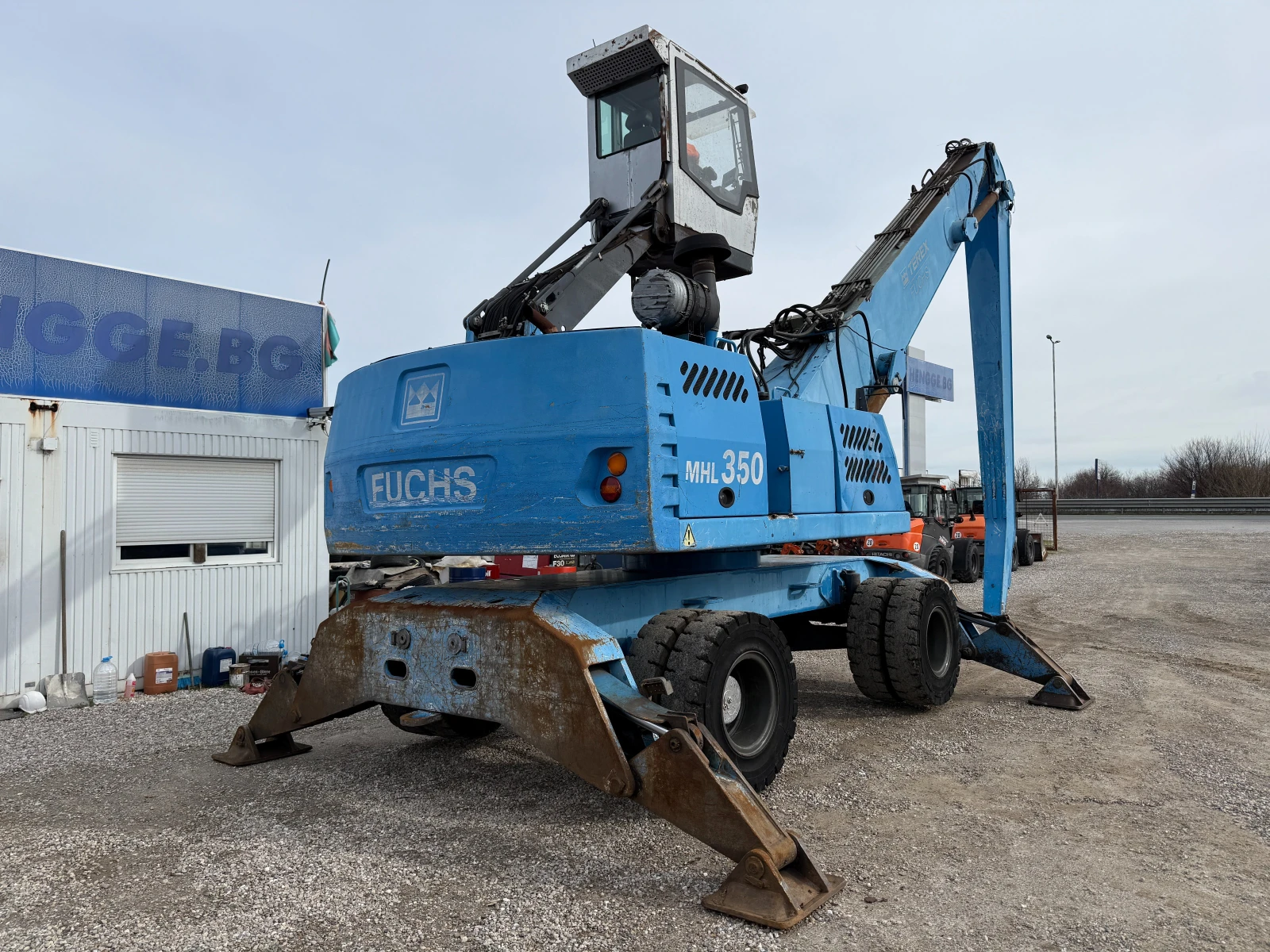 Багер Fuchs MHL 350 МАГНИТЕН ГЕНЕРАТОР, снимка 6 - Индустриална техника - 54516920