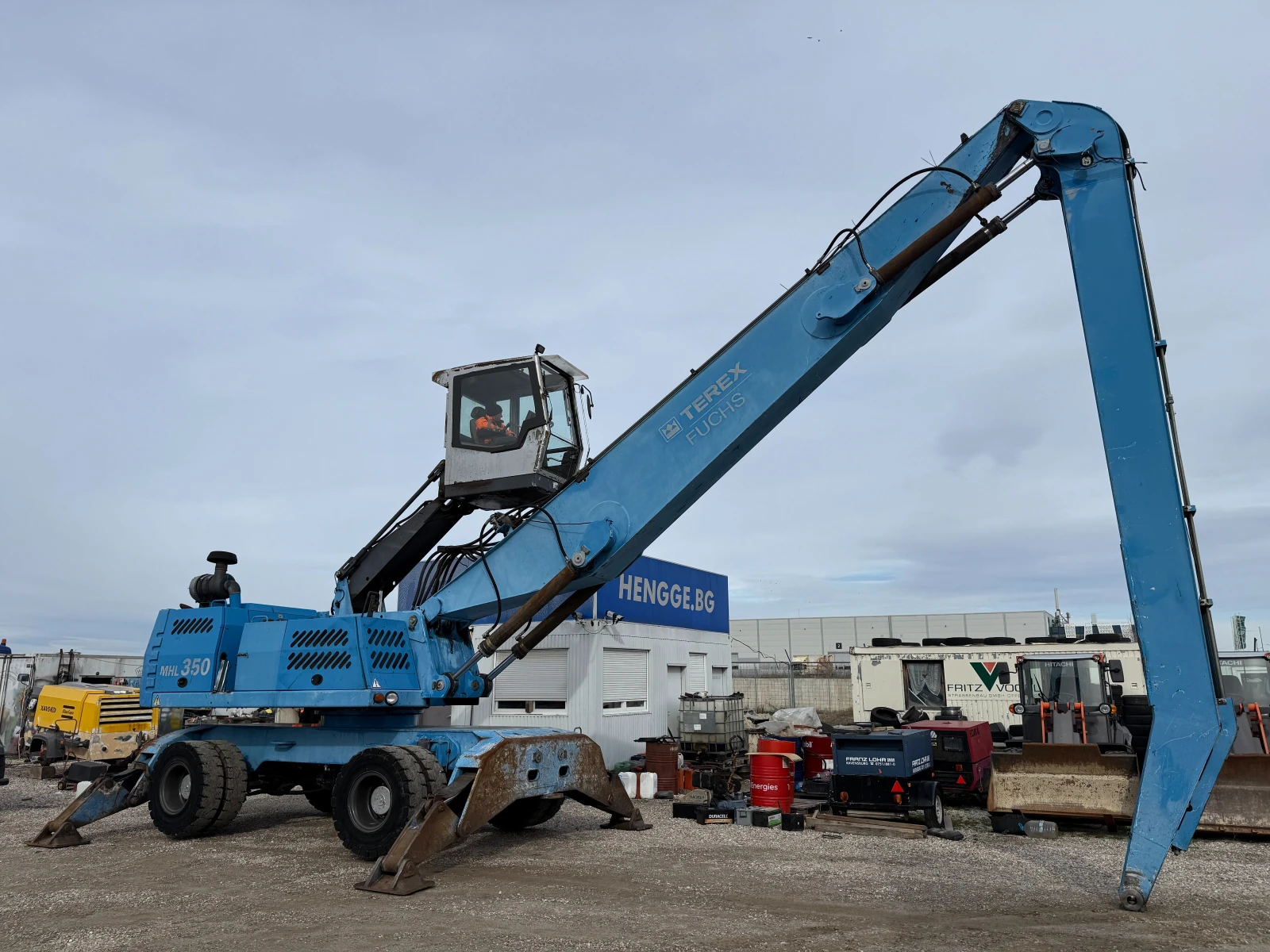 Багер Fuchs MHL 350 МАГНИТЕН ГЕНЕРАТОР, снимка 7 - Индустриална техника - 54516920