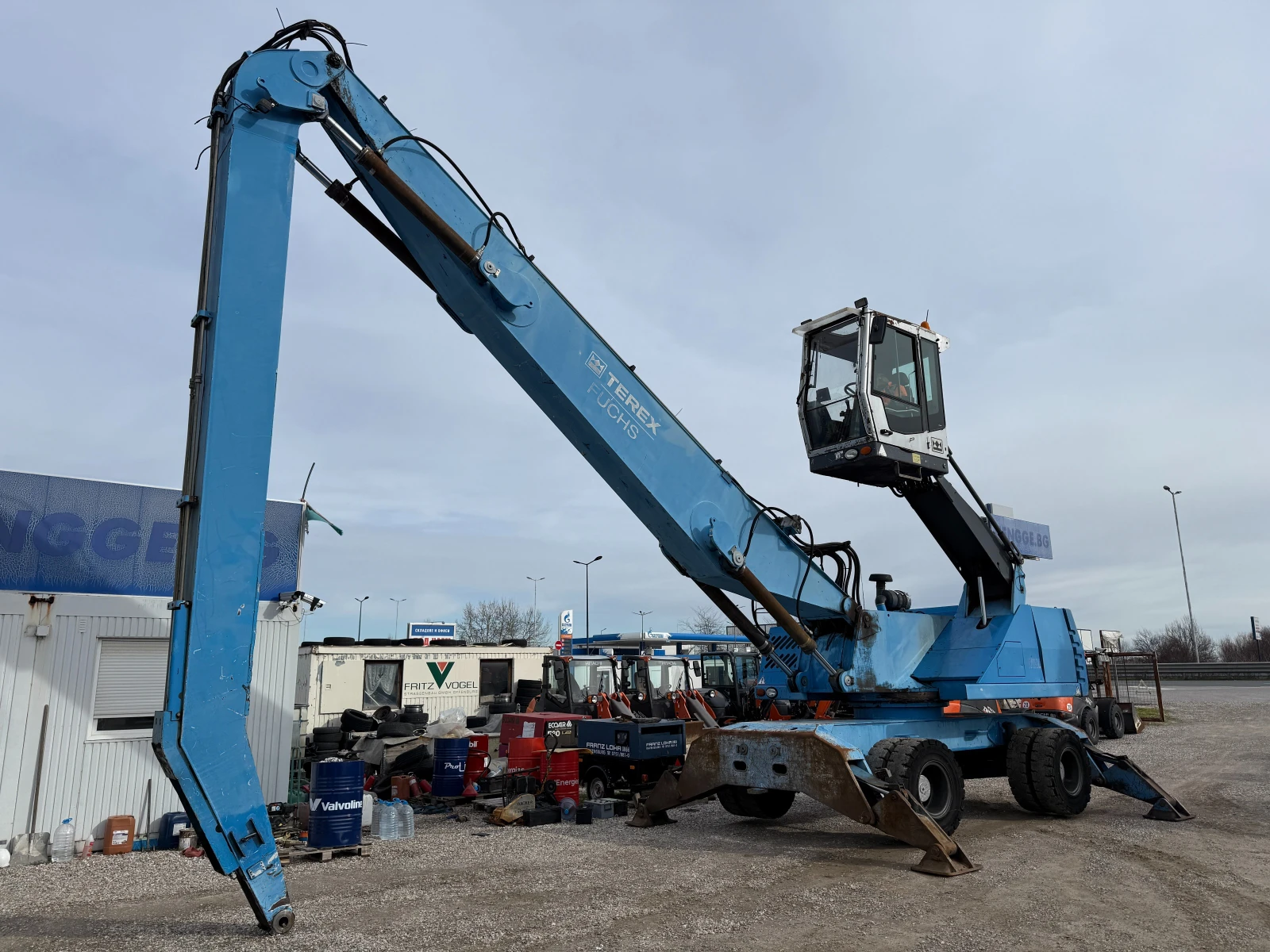 Багер Fuchs MHL 350 МАГНИТЕН ГЕНЕРАТОР, снимка 16 - Индустриална техника - 54516920