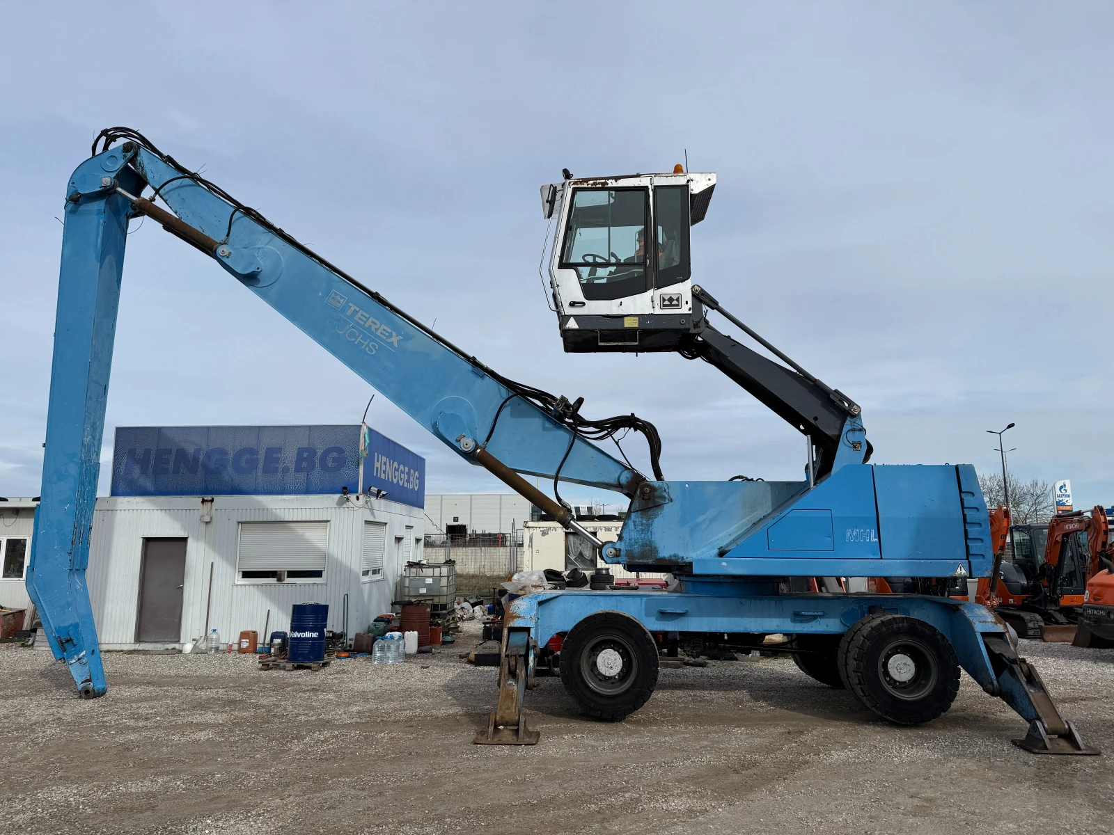 Багер Fuchs MHL 350 МАГНИТЕН ГЕНЕРАТОР