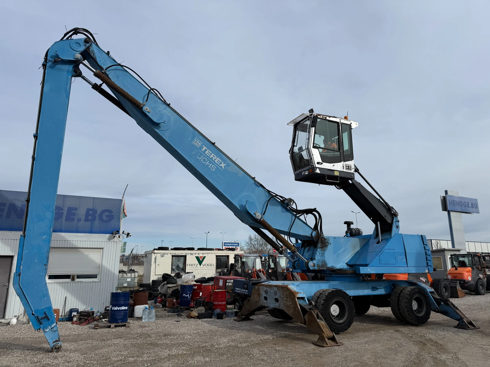 Багер Fuchs MHL 350 МАГНИТЕН ГЕНЕРАТОР, снимка 15 - Индустриална техника - 54516920