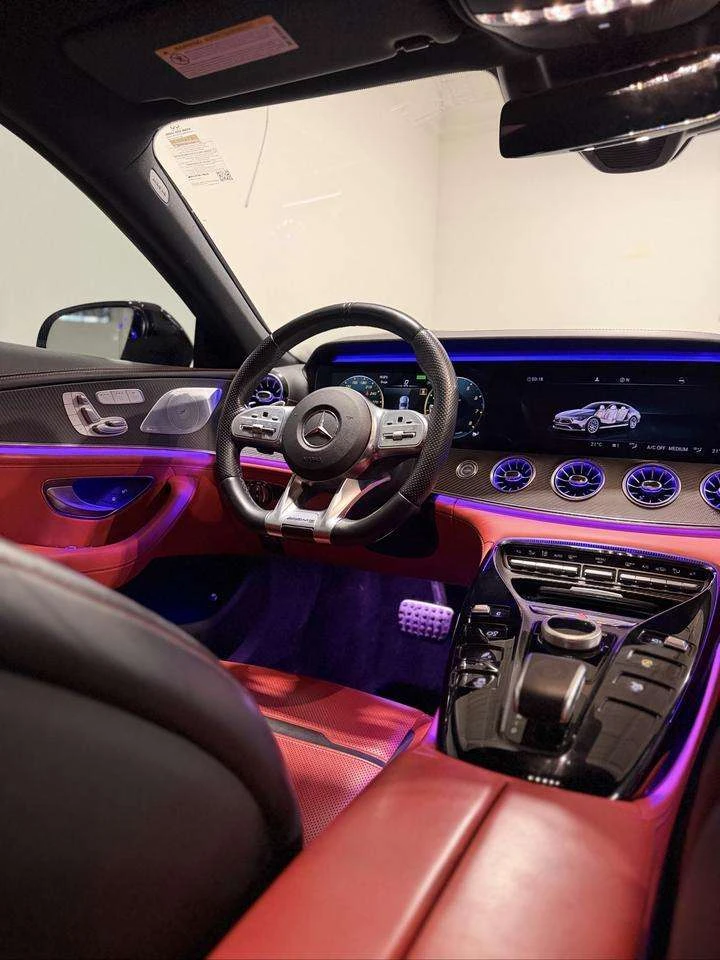 Mercedes-Benz AMG GT AMG GT 53 | ЧЕРВЕН САЛОН, ЧЕРЕН МАТ, ЦЕНА ДО БГ, снимка 17 - Автомобили и джипове - 55090712