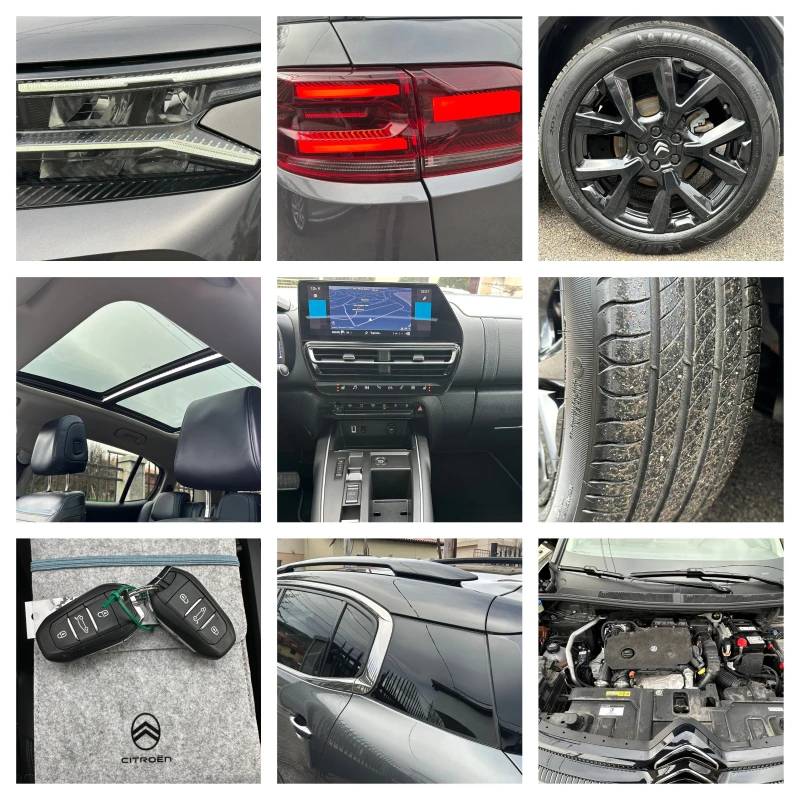 Citroen C5 Aircross FULL-LED-NAVI-DIST-PANO-КОЖА-AUTOMAT-CAMERA-PDC-E6, снимка 16 - Автомобили и джипове - 53003775