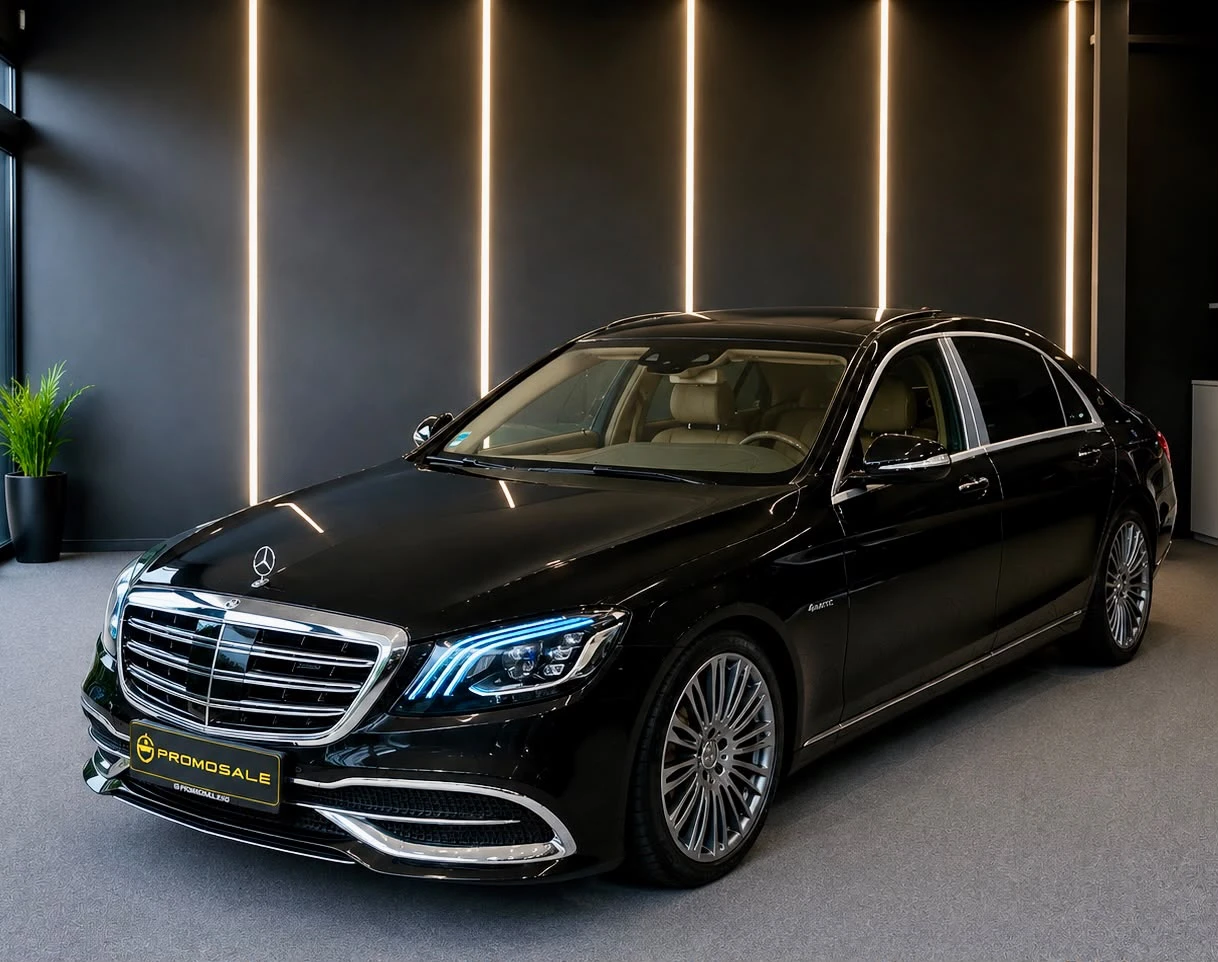 Mercedes-Benz S 560 MAYBACH* 4M* Designo* Full* Pano* TV* ЛИЗИНГ, снимка 3 - Автомобили и джипове - 55751800