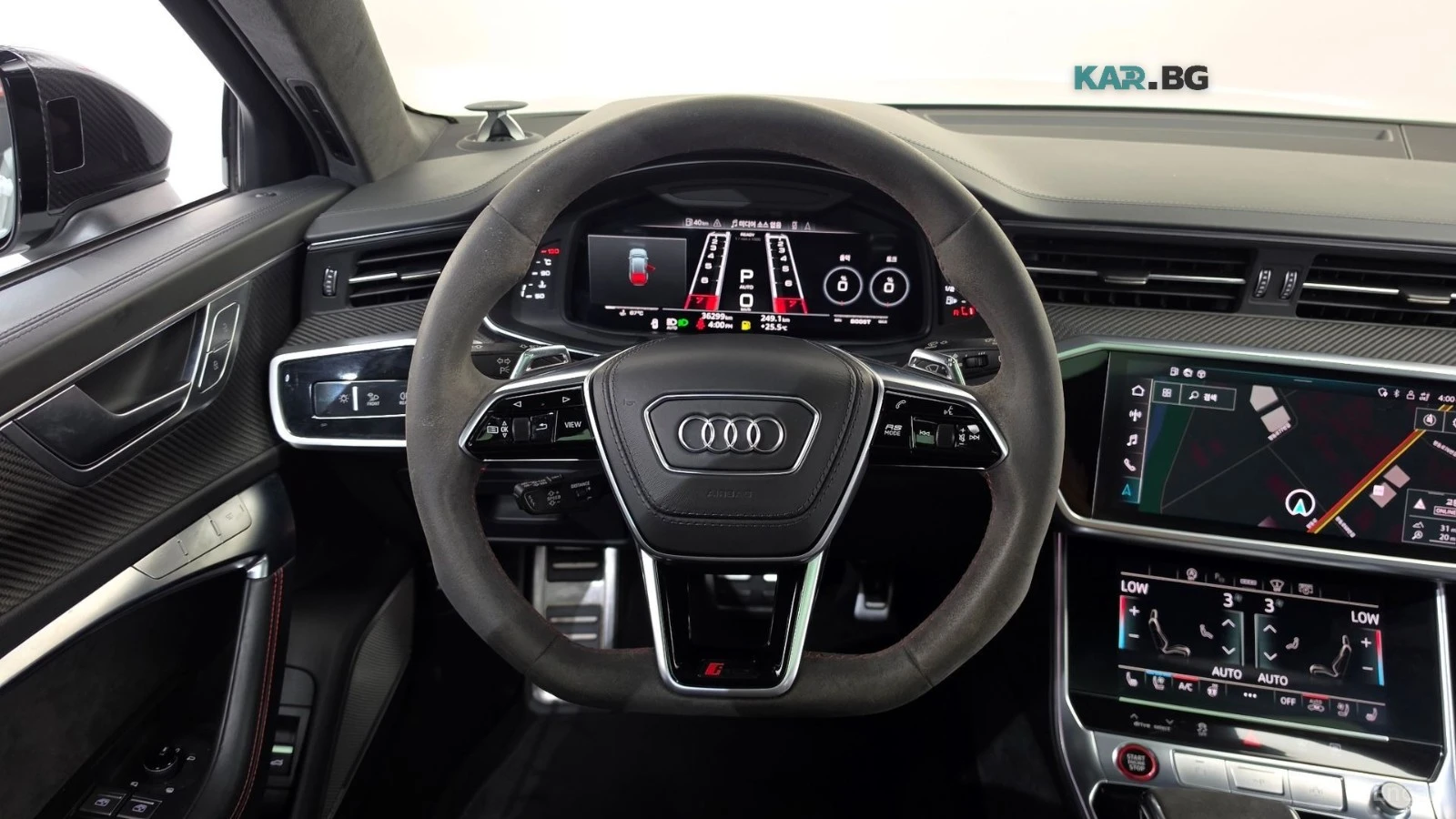 Audi Rs6 4.0TFSI* QUATTRO* ПОДГРЕВ* ОБДУХВАНЕ* ПАНО* 360* H, снимка 12 - Автомобили и джипове - 55847410