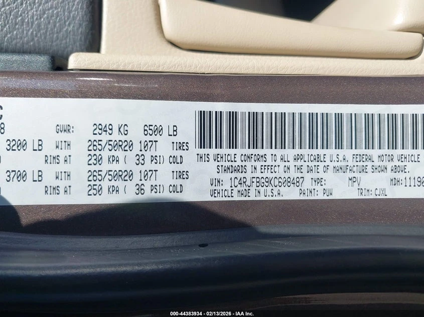 Jeep Grand cherokee 3.6l Limited 4X4, снимка 9 - Автомобили и джипове - 53940989