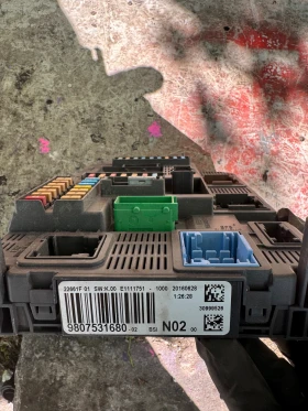     Peogeot 208 citroen BSI N02 9807531680 