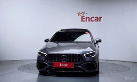 Mercedes-Benz CLA 45 AMG * S* 4MATIC* КОЖА* ПОДГРЕВ* ПАНОРАМА* КАМЕРА* HEAD, снимка 3