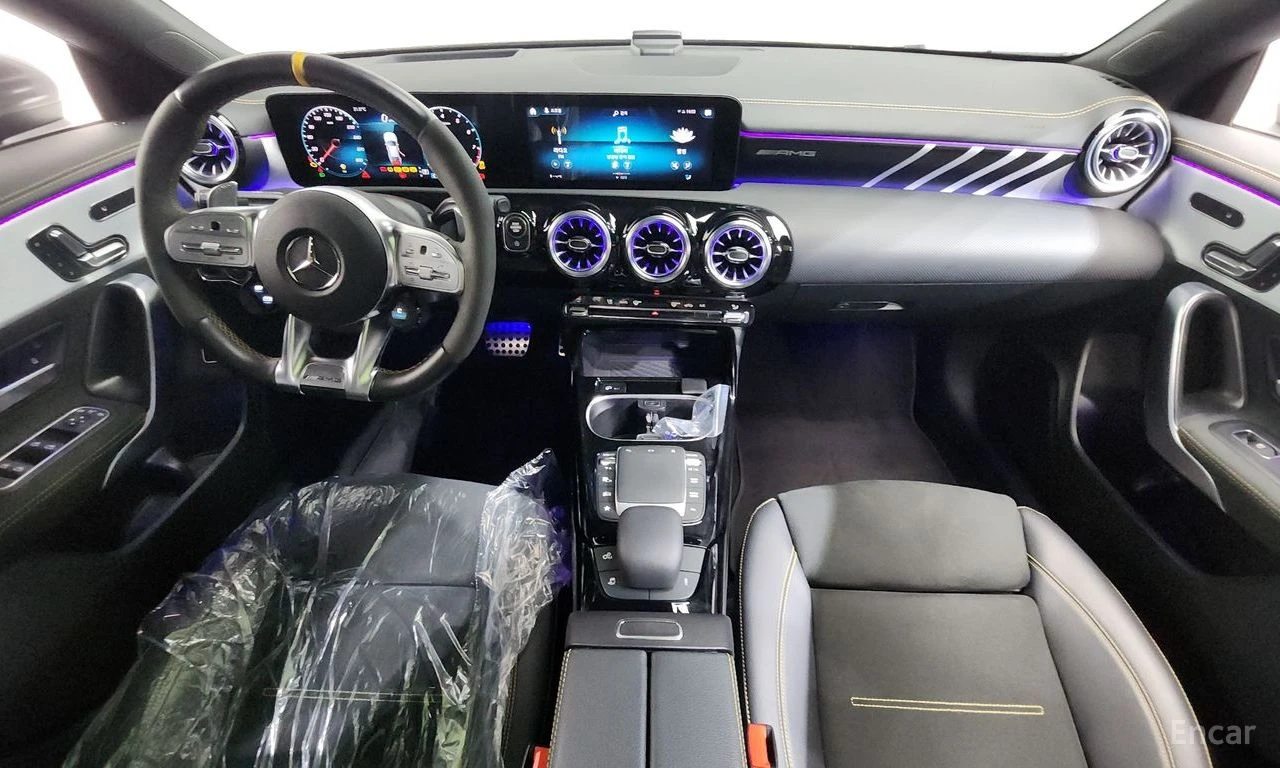 Mercedes-Benz CLA 45 AMG * S* 4MATIC* КОЖА* ПОДГРЕВ* ПАНОРАМА* КАМЕРА* HEAD, снимка 7 - Автомобили и джипове - 54488738