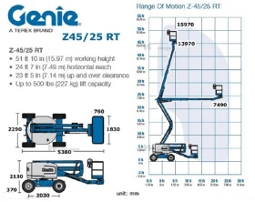 Автовишка Друга марка Genie Z45, снимка 16