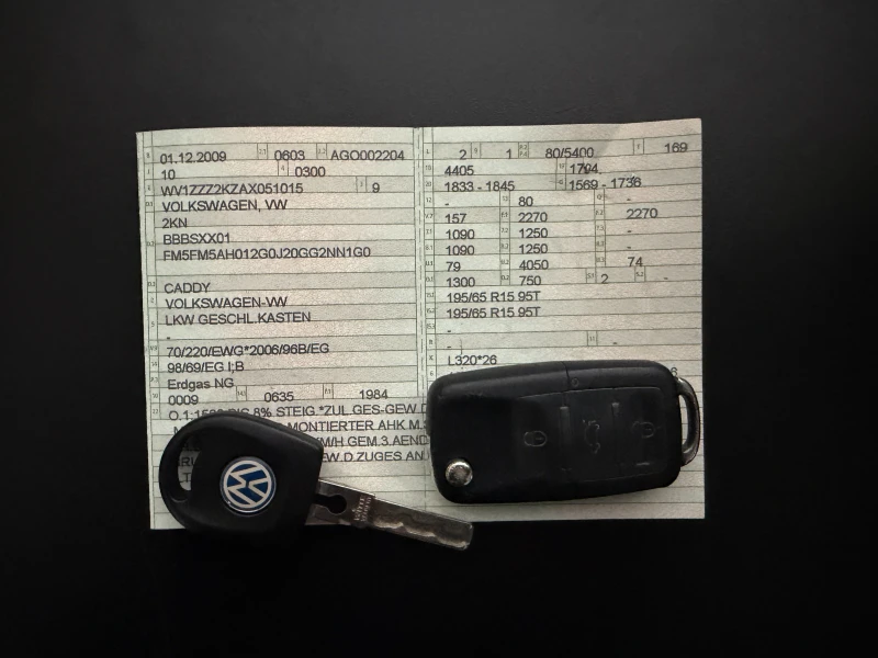 VW Caddy 2.0i Kasten EcoFuel (фабричен метан)* ТОВАРНО* , снимка 17 - Автомобили и джипове - 52937492