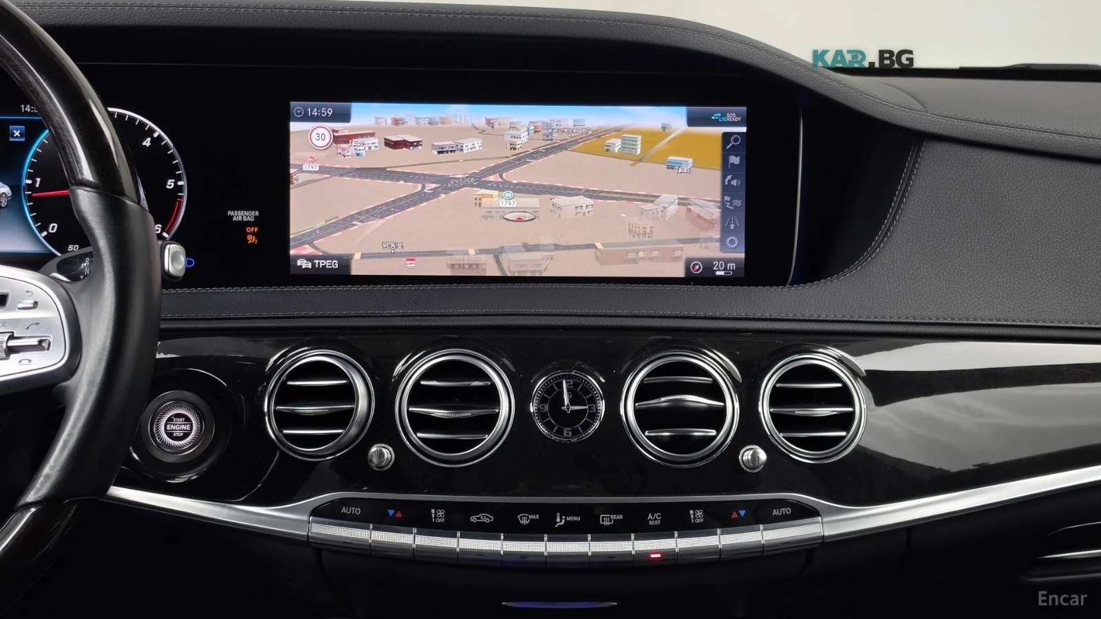 Mercedes-Benz S 350 4MATIC AMG* HUD* 360* ОБДУХ* НАВИ* ПАНО, снимка 12 - Автомобили и джипове - 56104613