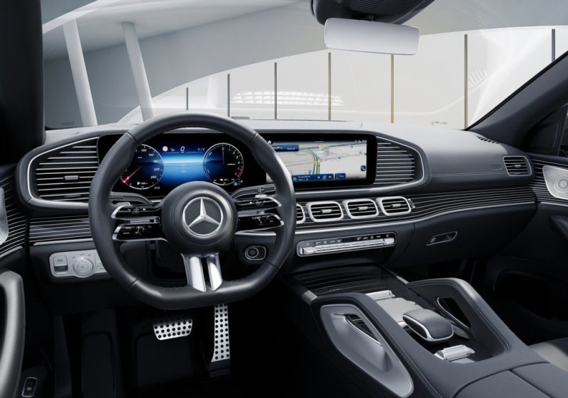 Mercedes-Benz GLE 350 de/AMG/PLUG-IN/FACELIFT/COUPE/NIGHT/MANUFAKTUR/BUR, снимка 7 - Автомобили и джипове - 45205769