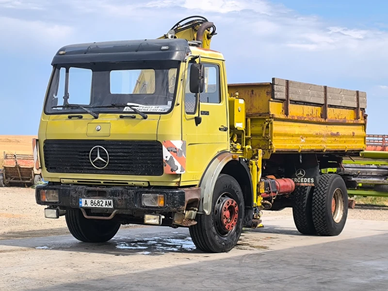 Mercedes-Benz 1622 Самосвал с кран