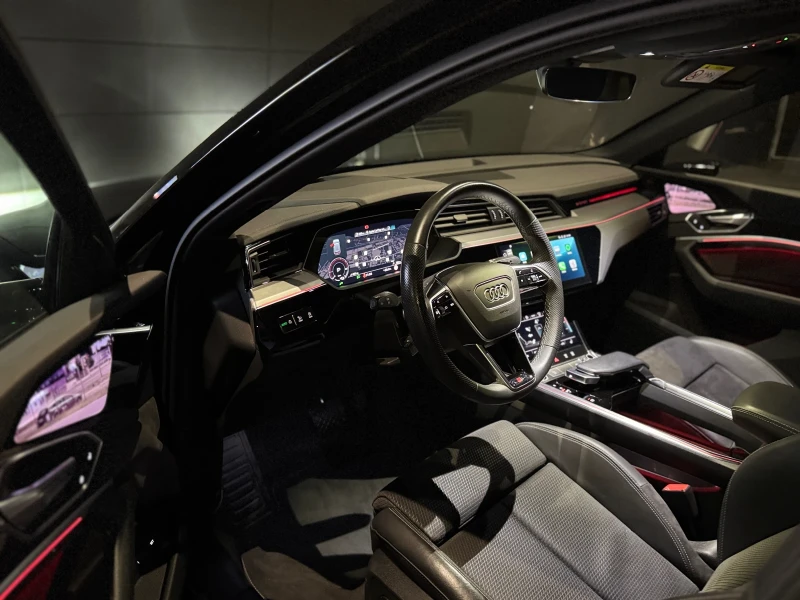 Audi E-Tron 55 Sportback S-line / 95kw / Black Edition, снимка 6 - Автомобили и джипове - 52612222