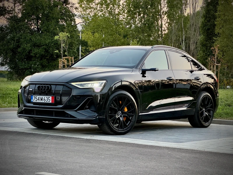 Audi E-Tron 55 Sportback S-line / 95kw / Black Edition, снимка 2 - Автомобили и джипове - 52612222