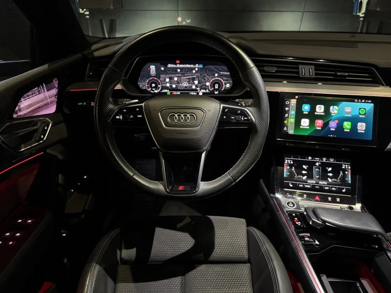 Audi E-Tron 55 Sportback S-line / 95kw / Black Edition, снимка 8 - Автомобили и джипове - 52612222