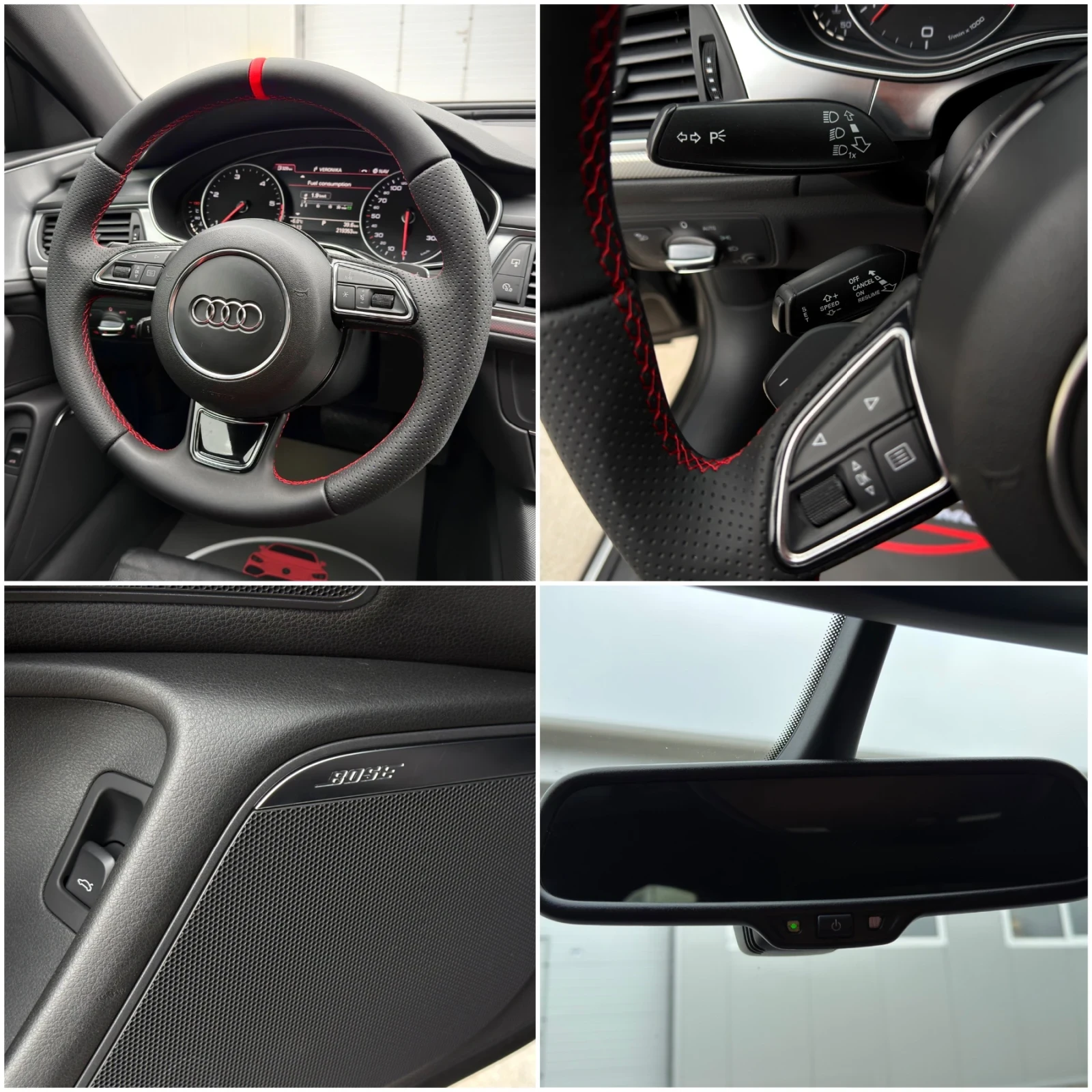 Audi A6 RS6 OPTIC / QUATTRO / 3xTV / BOSE / NAVI / F1 , снимка 14 - Автомобили и джипове - 53727619