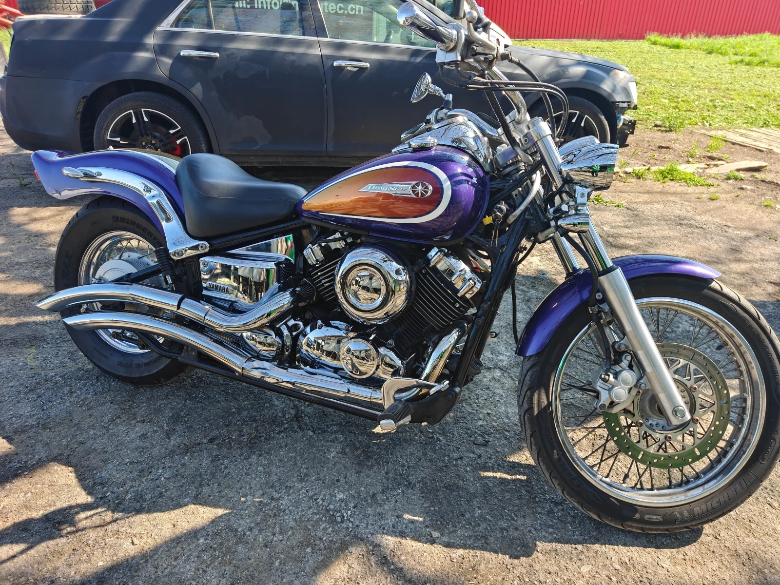 Yamaha Drag Star Drag star 650, снимка 14 - Мотоциклети и мототехника - 54516800