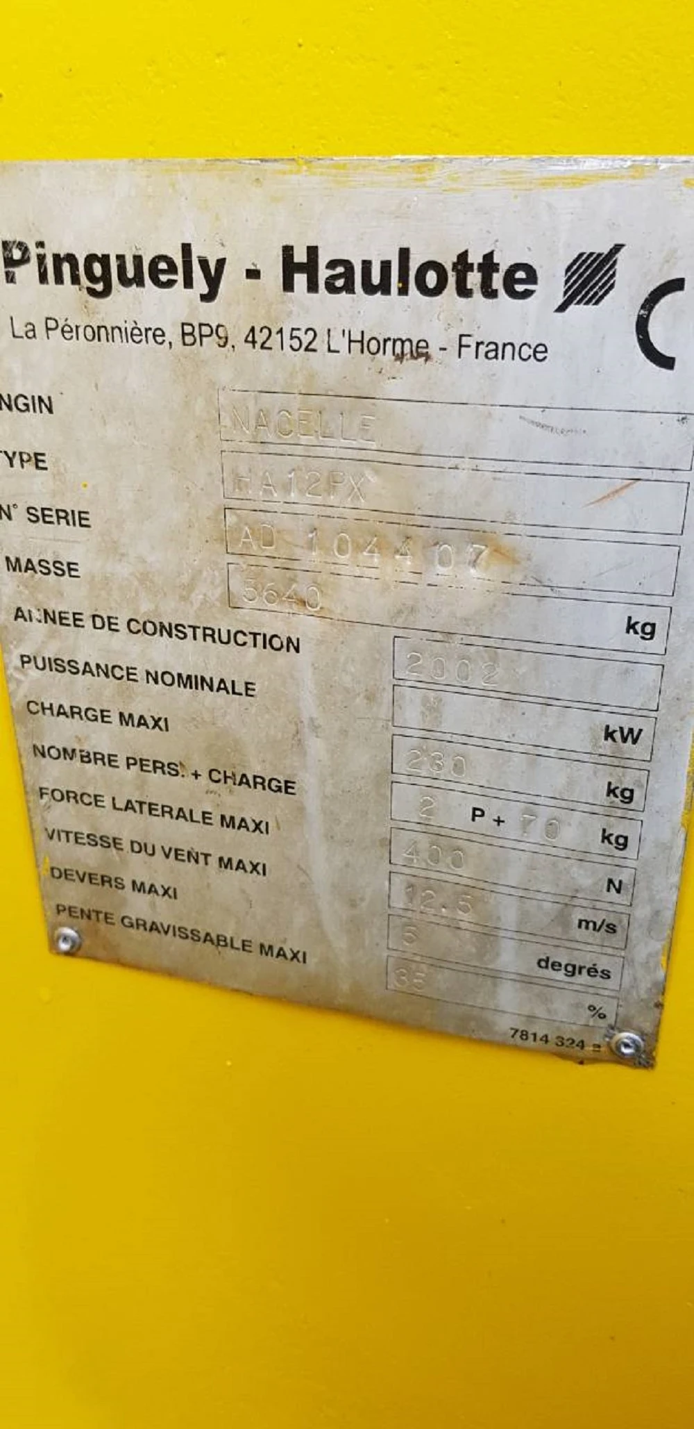 Автовишка Друга марка HAULOTTE HA 12 PX 4x4, снимка 12 - Индустриална техника - 53936112