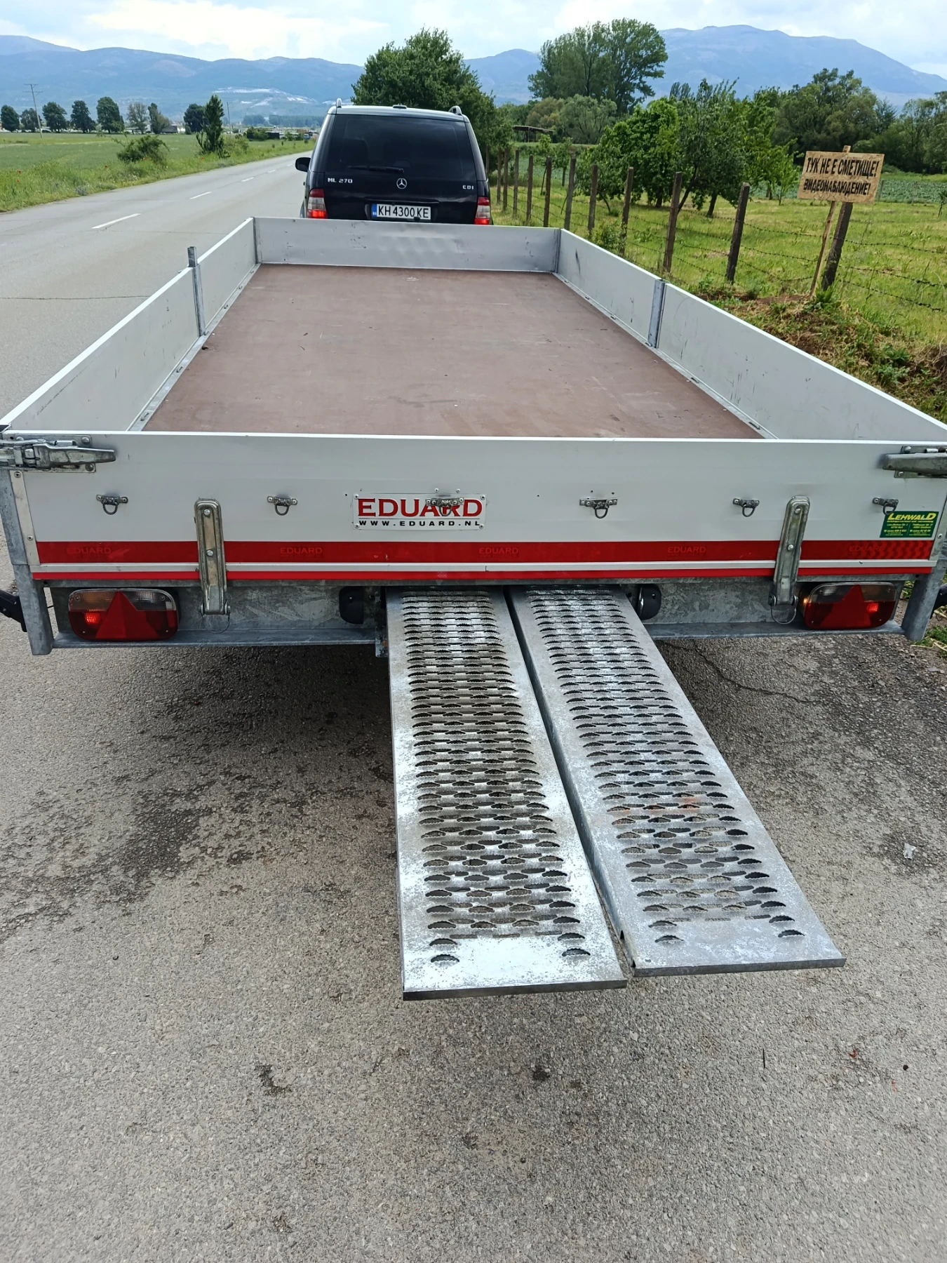 За автомобил Eduard P4 3000кг., снимка 6 - Ремаркета - 54653255