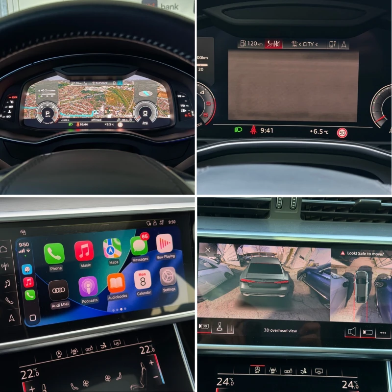 Audi A7 50 TDI quattro S-line -286к.с* ПЪЛНА ИСТОРИЯ В АУД, снимка 14 - Автомобили и джипове - 52824999