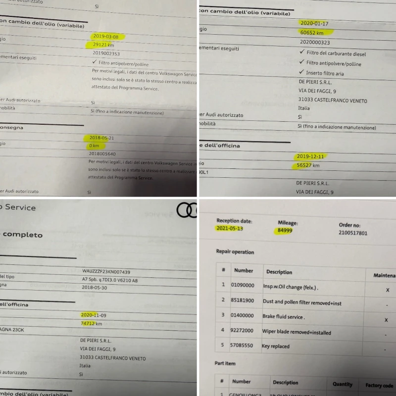 Audi A7 50 TDI quattro S-line -286к.с* ПЪЛНА ИСТОРИЯ В АУД, снимка 15 - Автомобили и джипове - 52824999