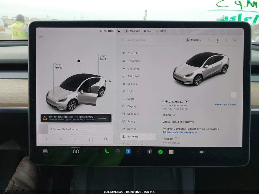 Tesla Model Y LONG RANGE DUAL MOTOR AWD | ЦЕНА ДО БЪЛГАРИЯ | , снимка 15 - Автомобили и джипове - 53845287