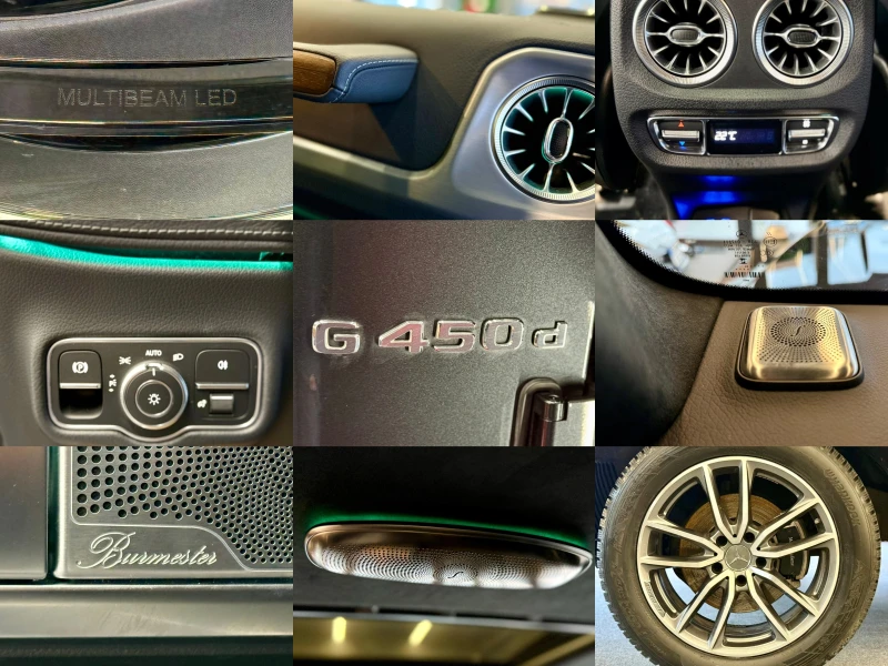 Mercedes-Benz G 450 d* AMG* 4Matic* Гаранция* Burm* Лизинг* MultiBeam, снимка 16 - Автомобили и джипове - 52732374