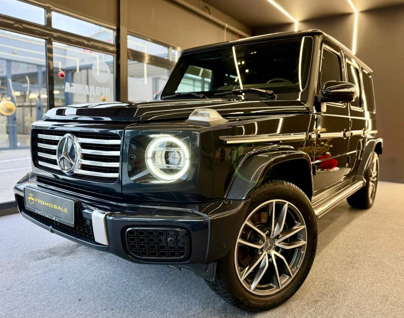 Mercedes-Benz G 450 d* AMG* 4Matic* Гаранция* Burm* Лизинг* MultiBeam, снимка 3 - Автомобили и джипове - 52732374