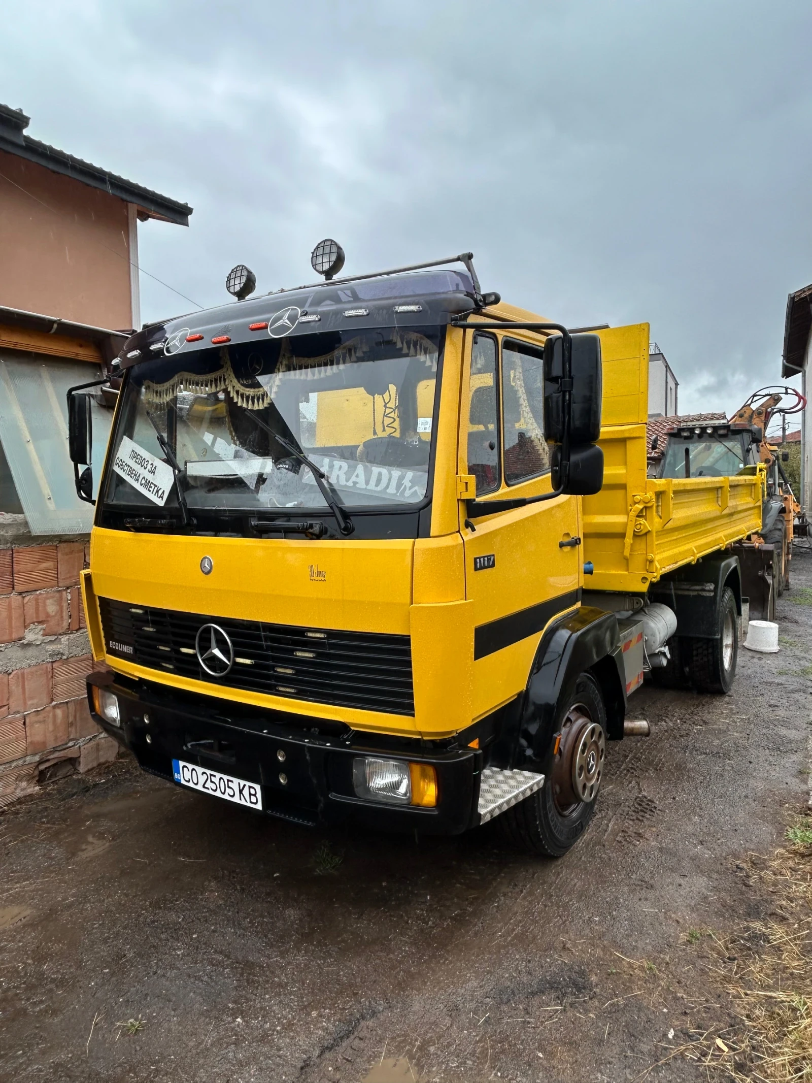 Mercedes-Benz 1117 Тристранен самосвал MILER KIPER, снимка 7 - Камиони - 55603250