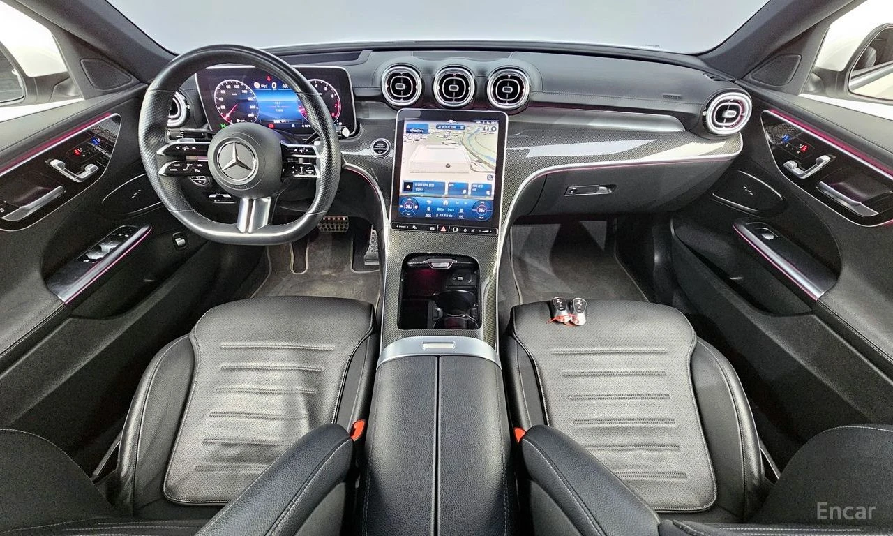 Mercedes-Benz C 300 AMG LINE* DISTRONIC* HEAD-UP* 360 CAM* PANORAMA* , снимка 8 - Автомобили и джипове - 55224437