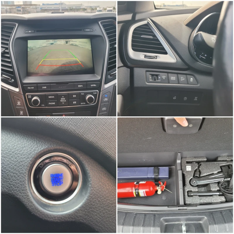 Hyundai Santa fe 2.2 CRDI 4WD 7 МЕСТЕН ОЧАКВАН ВНОС - КАТО НОВ, снимка 17 - Автомобили и джипове - 52157097