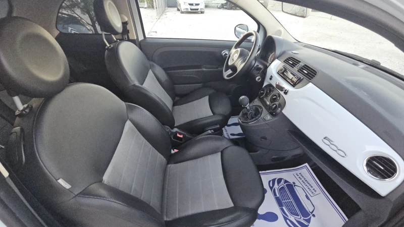 Fiat 500 1.3mjet.75кс.2010г.ТОПсъстояние, снимка 13 - Автомобили и джипове - 51772690